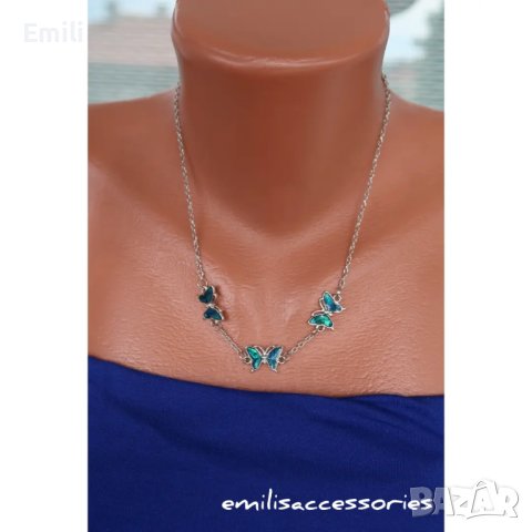 Ръчно изработено колие с пепаруди, снимка 2 - Колиета, медальони, синджири - 40778888