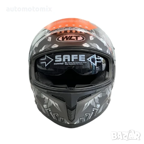 Каска за мотор Matt Grey 108-12, снимка 5 - Аксесоари и консумативи - 50975729