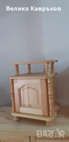 Н. шкафче "Лукс",от масив., снимка 3 - Шкафове - 48719488