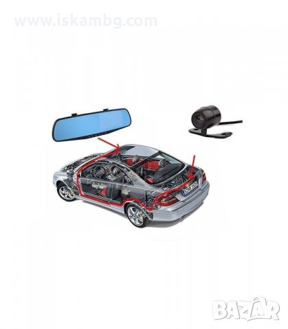 ВИДЕОРЕГИСТРАТОР ОГЛЕДАЛО С ДОПЪЛНИТЕЛНА КАМЕРА ЗА ЗАДНО ВИЖДАНЕ - код К95, снимка 9 - Аксесоари и консумативи - 34017459