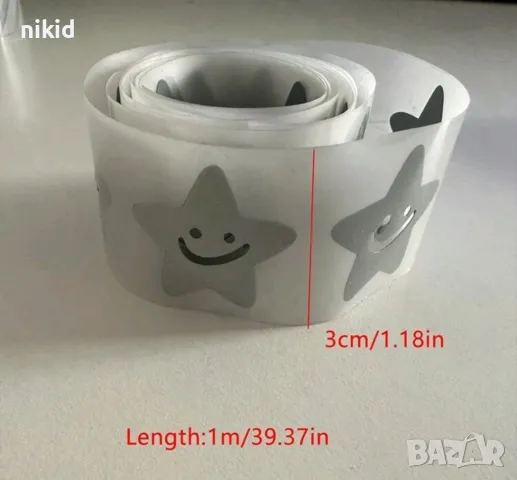 Светлоотразителни лепенки светлоотразителна лепенка стикер стикери  за дреха самозалепващи апликация, снимка 12 - Други - 39013440