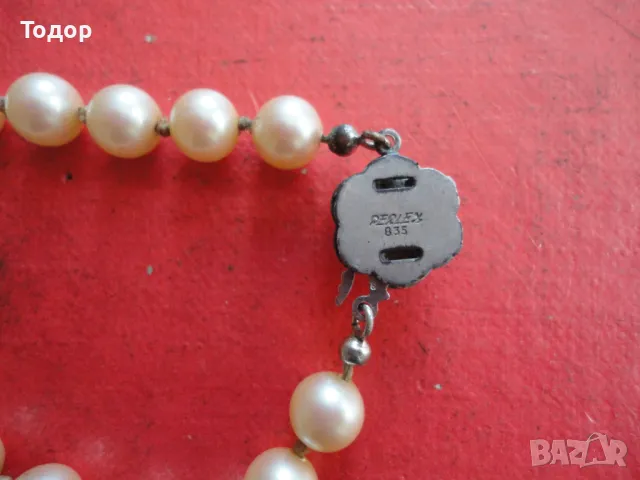 Страхотно колие от перли и сребро 3, снимка 4 - Колиета, медальони, синджири - 47497203