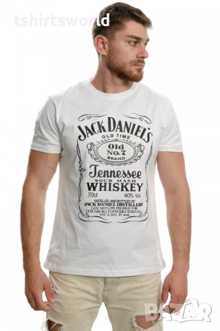 Нов мъжки комплект(сет) Джак Даниелс (Jack Daniels): тениска + шапка с козирка, снимка 2 - Тениски - 37706537