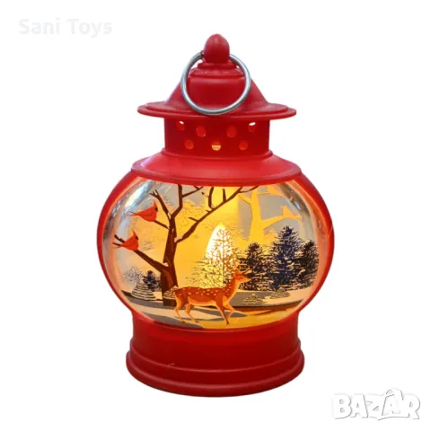 Коледна украса Светещ фенер, снимка 2 - Декорация за дома - 48050489