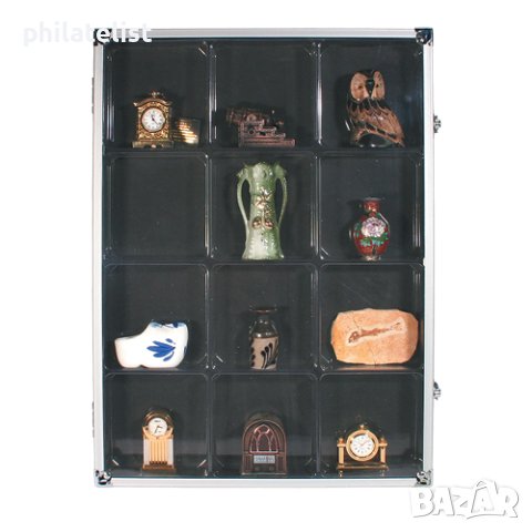 SAFE - Aluminium Витрина разделена на 12 гнезда