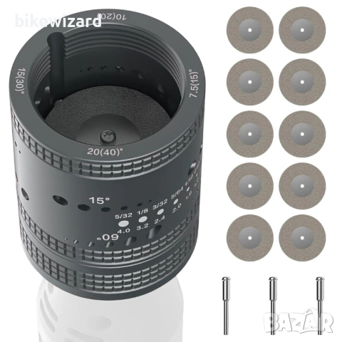 Шлайфмашина за волфрамови електроди 8 ъгъла 10 диска 3 CNC шпиндела – за TIG НОВО