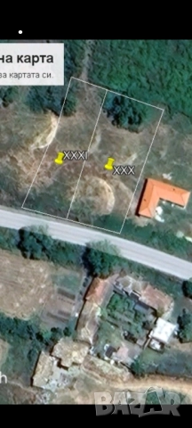 Парцел - дворно място до главен път. В село Крива река