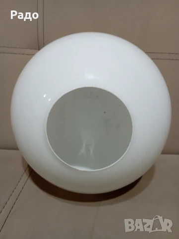 Много голяма стъклена сфера - глобус за лампа или полилей, снимка 2 - Други - 50715016