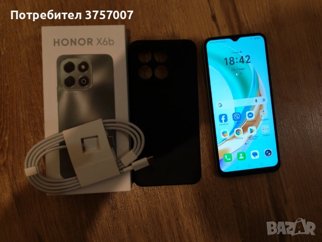 Продавам Honor x6b неразличим от нов