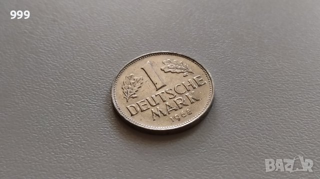 1 марка 1968 G - Германия, снимка 2 - Нумизматика и бонистика - 36805054