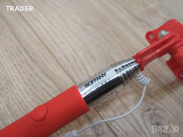 Selfie stick Soffany за мобилен смарт телефон селфи стик с аудио жак, метален корпус, снимка 2 - Селфи стикове, аксесоари - 38482208
