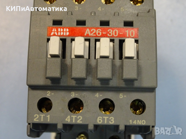 контактор ABB A26-30-10 380V 50Hz 30A, снимка 3 - Резервни части за машини - 36530655