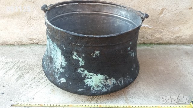 отличен възрожденски бакър, ператник, харания - 40 литра, снимка 10 - Антикварни и старинни предмети - 39128798