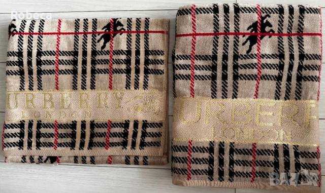 Луксозни плажни кърпи BURBERRY, снимка 2 - Хавлиени кърпи - 52319297