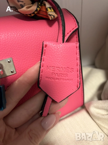 чанта Hermes Kelly -  естествена кожа , снимка 4 - Чанти - 56431415