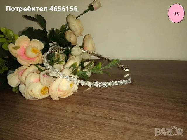 Диадеми с перли и кристали 4 €, снимка 15 - Аксесоари за коса - 56543709