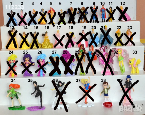 400 Киндер играчки от яйца Kinder Surprise 