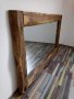Мебели от рециклирано дърво - огледало с рамка от стари греди, бюра, маси и други , снимка 4