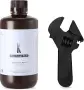 Чисто нова запечатана оригинална 3D смола RESIONE K Tough ABS-Like (Черна, 1 кг) за 3D printer   , снимка 1