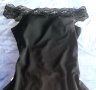 Дамска черна  рокля С/М размер , снимка 3