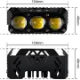 Универсални 3 LED Халогени за Кола/Мотор 12-24V - БЯЛО/ЖЪЛТО, снимка 4