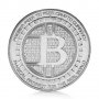 Биткойн монета Анонимните - Bitcoin Anonymos mint ( BTC ) - Silver, снимка 3