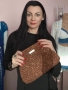 Ръчно плетена елегантна дамска чанта клъч модел „Аврора"“, снимка 10