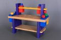 Детска дървена маса с инструменти, снимка 4