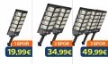 LED соларна улична лампа със сензор за движение и здрач, 1600 W, снимка 7