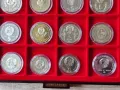 Колекция мед-никелови монети България от периода 1966-1989 година , снимка 6