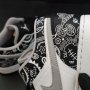 Nike Air Jordan 1 Low Bandana Grafitti Black White Grey Обувки Маратонки Кецове Номер 39 Размер Нови, снимка 5