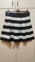 Елегантна пола на черни и бели ивици , снимка 2