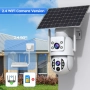 WiFi PTZ IP напълно безжична камера Jooan, захранване от соларен панел, акумулаторна батерия 9Ah, снимка 1