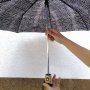 1555 Сгъваем автоматичен чадър за дъжд двоен автомат 97см диаметър, снимка 5
