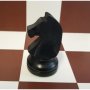 Шах фигури Staunton 5 дизайн тип Абанос  Изработени от чемшир - бели и черни, снимка 3