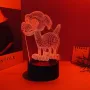 Холограмна 3D LED лампа Сладко куче,RGB Седемцветен Интелигентен Контрол,USB , снимка 2