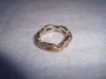 ПОЗЛАТЕН НЕЖЕН КРИСТАЛЕН ФЕШЪН АРТ ПРЪСТЕН 27774, снимка 3