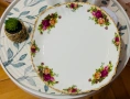 Кръгло плато Royal Albert-Old Country Roses, снимка 3