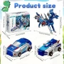 Нови Магнитни трансформиращи коли роботи Robocrash детска играчка 2 броя, снимка 2