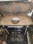 Стара кахлена-емайлирана камина-печка, снимка 3