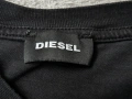 Diesel Mens T-Diego-Long B-R T-Shirt in Black L, снимка 7