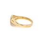 Златен дамски пръстен 2,55гр. размер:65 14кр. проба:585 модел:21998-5, снимка 2