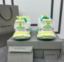 Balenciaga Track Sneaker "White/Neon Yellow/Light Blue" , снимка 3