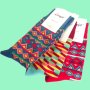 Цветни и пъстри дамски/юношески чорапи, снимка 1 - Дамски чорапи - 42802877