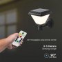 LED Соларен Градински Аплик RF Дистанционно CCT3в1, снимка 3