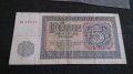 Колекционерска банкнота 5 дойче марка 1955година. - 14599, снимка 1 - Нумизматика и бонистика - 29078333