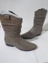 Кожени ботуши GIDO (сиви) Размер 38, снимка 2