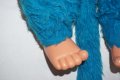 Колекционерска много рядка ГОЛЯМА плюшена играчка синя маймуна Мончичи 60см, снимка 10