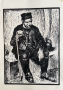 „Дядо Йоцо”-Литография, 60-те г., на 20-ти век., снимка 1 - Колекции - 36549057