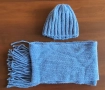 Комплект дамска зимна шапка с шал, снимка 1